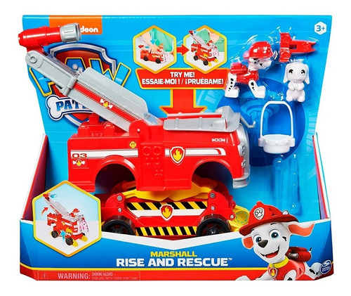 Vehículos Paw Patrol Rise And Rescue Lanza Misiles - Lanús 