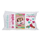 2 Almohadas 45 X 6 5cm Regalo Mamá Personalizado Foto Nombre