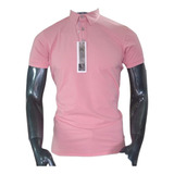 Camiseta Polo Manga Corta Para Hombre Botones Colores Aaa