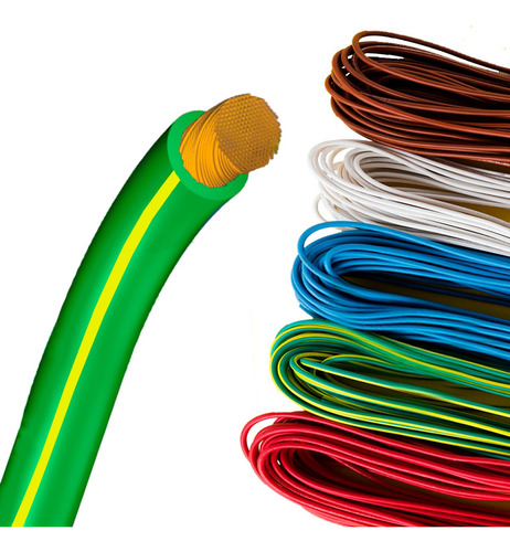 Cable Unipolar 4mm Argenplas Normalizado X Rollo 50 Metros Varios Colores!