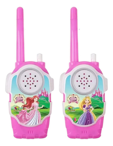 Rádio Comunicador Walk Talk Infantil Meninas Crianças Brinqu