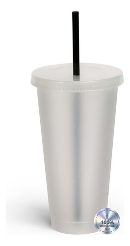 Pack De 10 Vasos Reutilizables Popote Para Bebida Fria 24oz