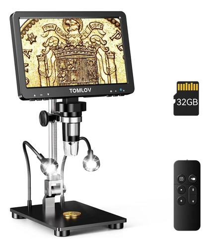 Microscopio Digital Tomlov 1200xcoin Microscopio Electrónica