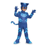 Disfraz Catboy Gato Azul Para Bebe Y Niño Talla Xs Ch