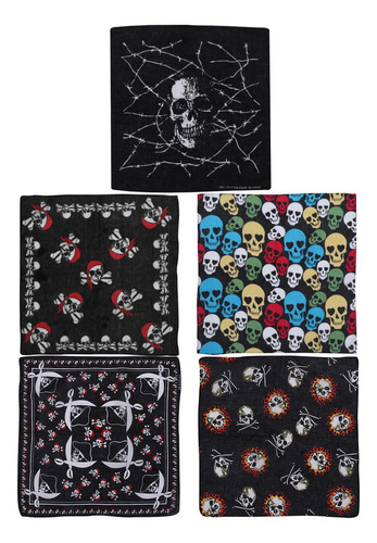 C 5 Bandanas Piratas Para Cubrir La Cara