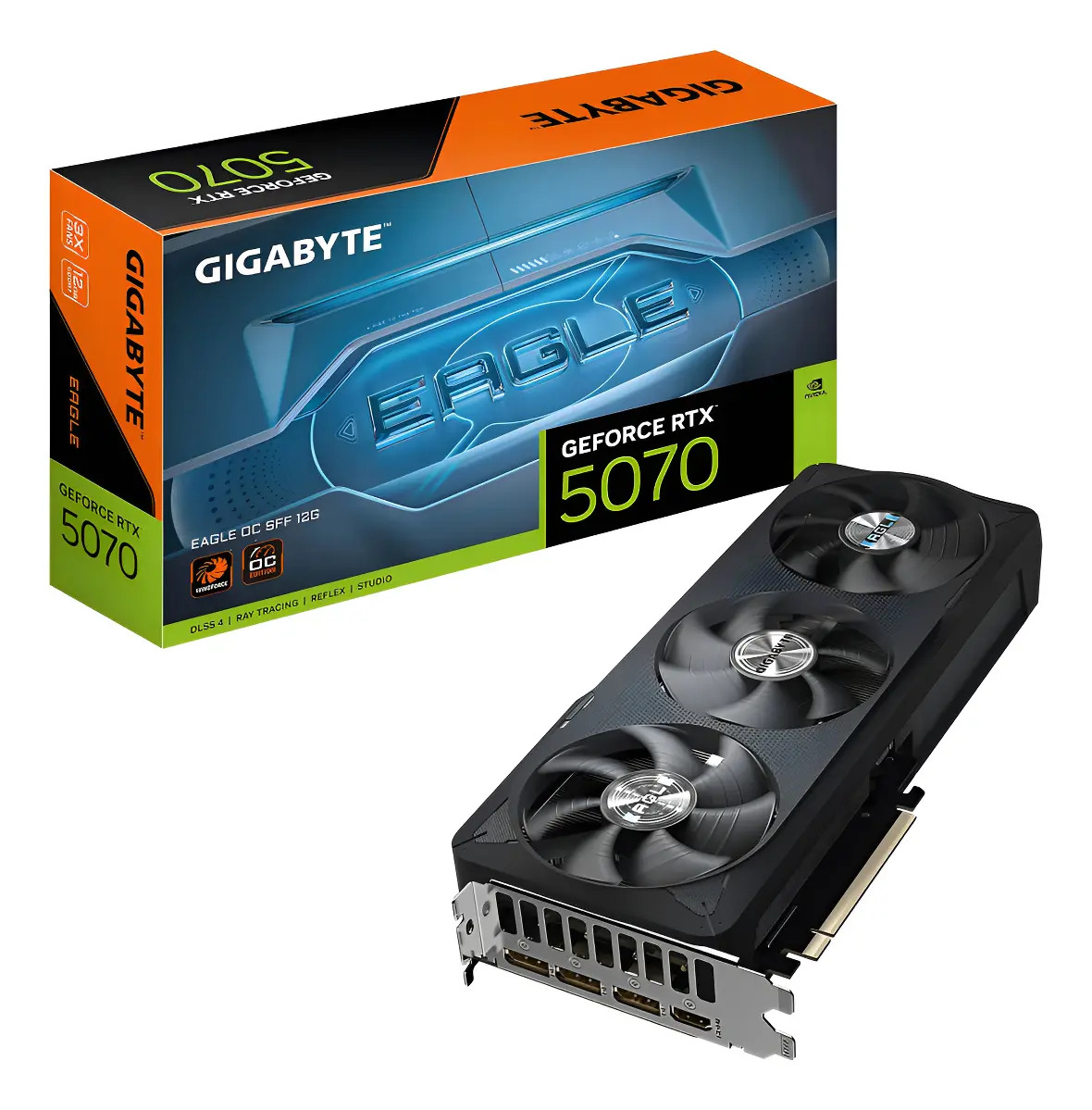 Placa De Video Nvidia Gigabyte Rtx 5070 Eagle Oc 12gb 