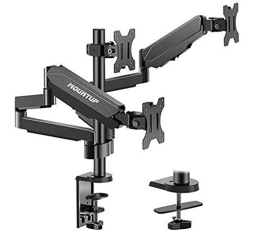 Stand Triple Mountup Para Monitor De 27''/17.6 Lbs -negro