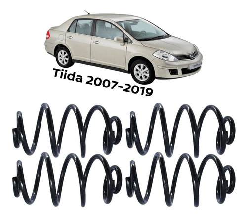 Resortes Amortiguadores Del Y Tras Tiida 2015 (safety)