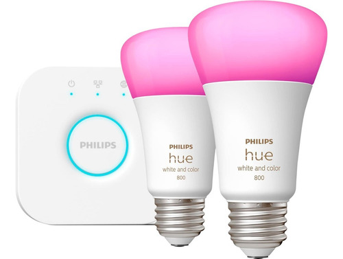 Philips Hue Kit Básico De Led Inteligente Hue A19 Bluetooth