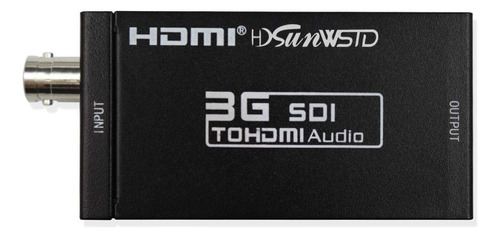 Sdi A Hdmi Adaptador De Video Convertidor Mini 3g Hd 720p/10