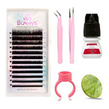 Kit Alongamento De Cílios Sunnys E Pinças