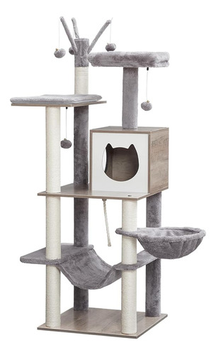 Hoobro Cat Tree, Torre Para Gatos De 58,3 Pulgadas Para Gato