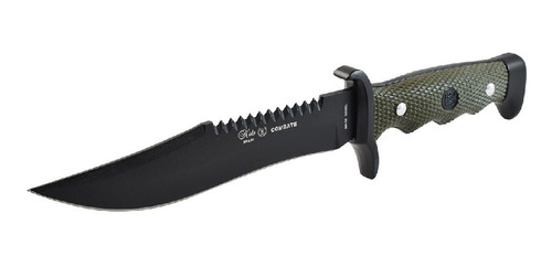 Cuchillo Wallis D/combate Mango Abs Y Zamak C/funda D/piel