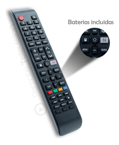 Control Remoto Daewoo Smart Tv Rc-801ba Nuevo