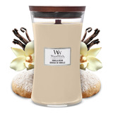 Woodwick Vainilla Frijol Vela De Reloj De Arena Grande