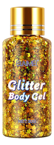 P Sequin Glitter Gel Maquillaje Facial Y Corporal Crema En G