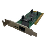 Placa De Rede Pc 10/100/1000 Slot Pci Comum Perfil Baixo