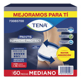 Ropa Interior Desechable, Tena Pants Supreme, M, 60 Pza 