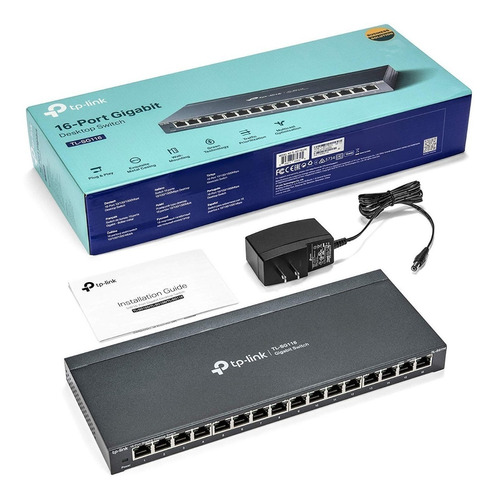 Switch De Escritorio Gigabit De 16 Puertos Tl-sg116