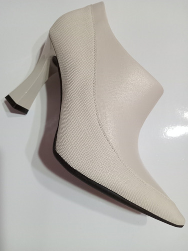 Botinetas Blanco Off 38 Picadilly Stilettos Zapatos Con Caja