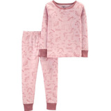 Pijama Carters Unicórnio Manga Longa Feminino-24m