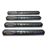 X4 Tope Protector  Puerta Auto Ford Territory  Grande 