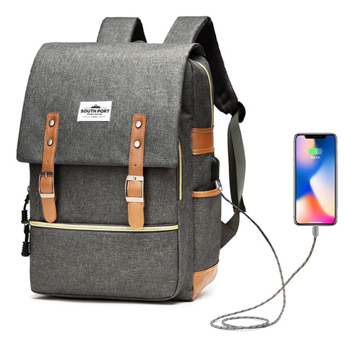 Mochila Elegante Gadnic Porta Notebook Urbana Reforzado 