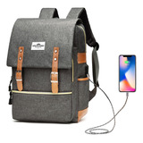 Mochila Elegante Gadnic Porta Notebook Urbana Reforzado 