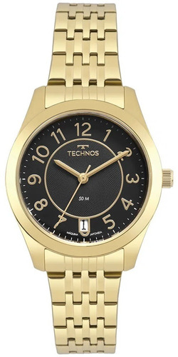 Relógio Technos Feminino Boutique Dourado Slim 2115knjs/4p