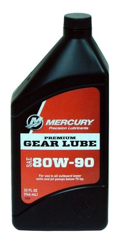 Aceite Para Pata Mercury Original Por Litro 80w-90