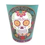 Vasos Descartables 10tra Polipapel 200cc Diseño Calaca Pack X6 Gris
