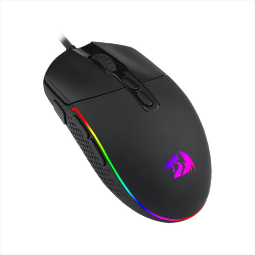 Mouse Gamer Redragon M719-rgb Invader, 10.000dpi, 8 Botones