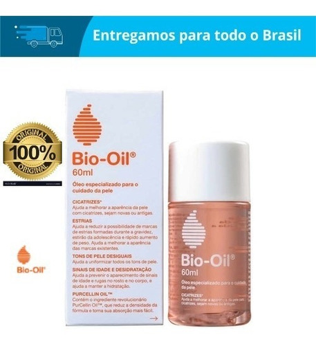 Óleo Corporal Bio-oil Restaurador 60ml Cicatrizes Estrias