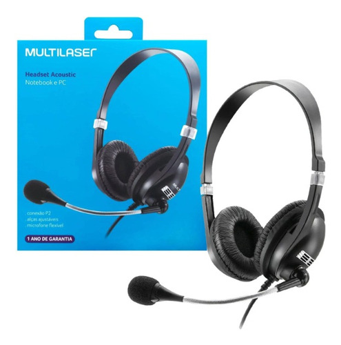 Fone De Ouvido Headset P/ Notebook Pc, Entrada P2 P Empresas