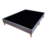 Base Cama Somier Doble 140x190 Pata Madera Envió Gratis Btá