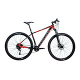 Mountain Bike Venzo Raptor Exo R29 M 27v Frenos De Disco Hidráulico Cambios Shimano Color Negro/rojo  
