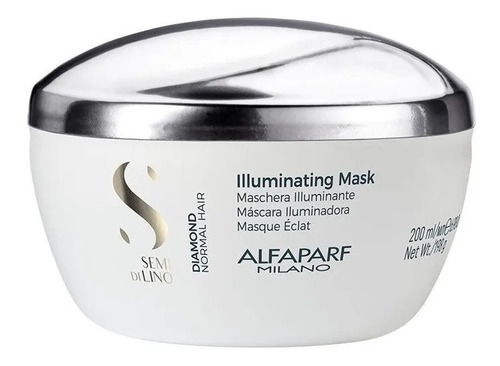 Máscara Alfaparf Semi Di Lino Diamond Illuminating 200ml