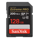 Memoria Sandisk Sd Xc Extreme Pro 128 200mb Para Nikon Canon
