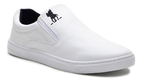 Sapato Infantil Masculino Branco Tenis Criança Slip Promoção