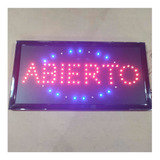 Letrero Abierto Led Súper Brillante