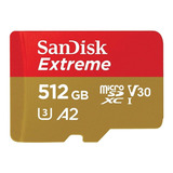 Tarjeta De Memoria Sandisk Extreme Sd 512gb 190 Mb/s 4k