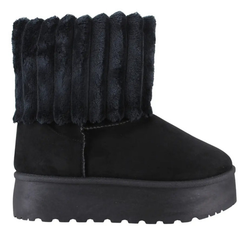 Perugia Bota Urbana Moda Frio Invierno Afelpada Mujer 94845