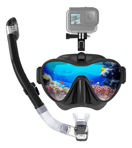 Set De Lentes De Buceo, Máscara De Snorkel Para Snorkel Sw