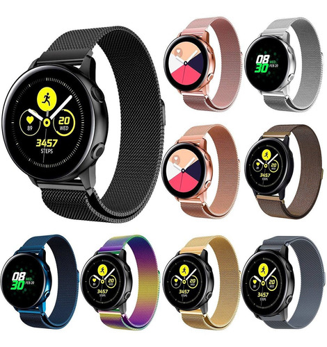 Correa Malla Milanese Premium Para Galaxy Watch Active 2