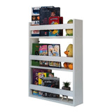 Prateleira Decoração Porta Livros E Revistas, Brinquedos Mdf