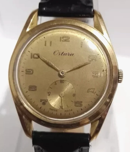 Fino Reloj Suizo Ostara '50s Antíguo Vintage No Omega