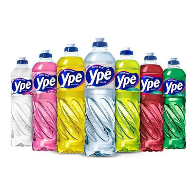 Detergente Liquido Ypê Fragrâncias 500ml - Kit Com 12