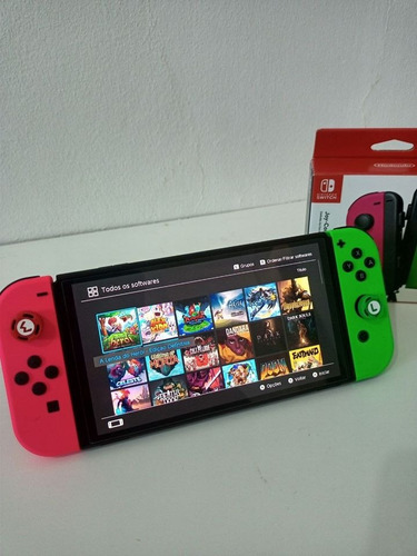 Nintendo Switch Oled 64gb + 512gb Desbloqueado