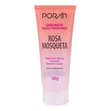 Sabonete Facial Hidratante Rosa Mosqueta 100g Poran Momento De Aplicação Dia/noite Tipo De Pele Todo Tipo De Pele