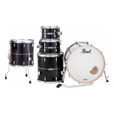 Bateria Pearl Masters Maple Complete Quicksilver Black 05pçs